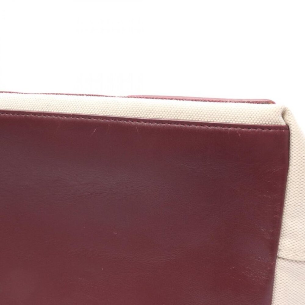 Balenciaga Tote Navy Cabas Natural Bold Canvas Leather Caba S - Picture 10 of 15